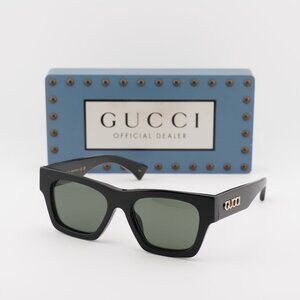 Gucci GG1835SA 001 Square Sunglasses - Black/Grey